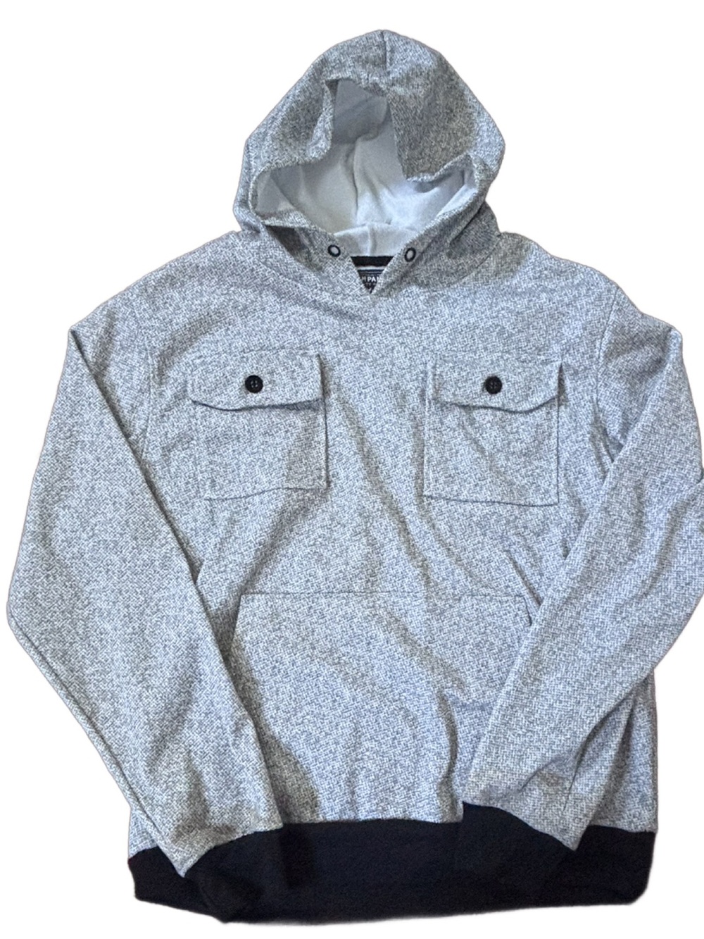 Company Eighty One 81 Pullover Hoodie Boys Size Medium Gray/White Used